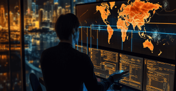 Showing active Exploit Development on world map as they come online