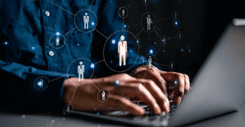 Individual laptop forms insider threat when connected to people