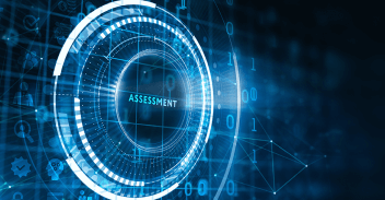 Circular projected image representing thorough Risk Assessments scheme